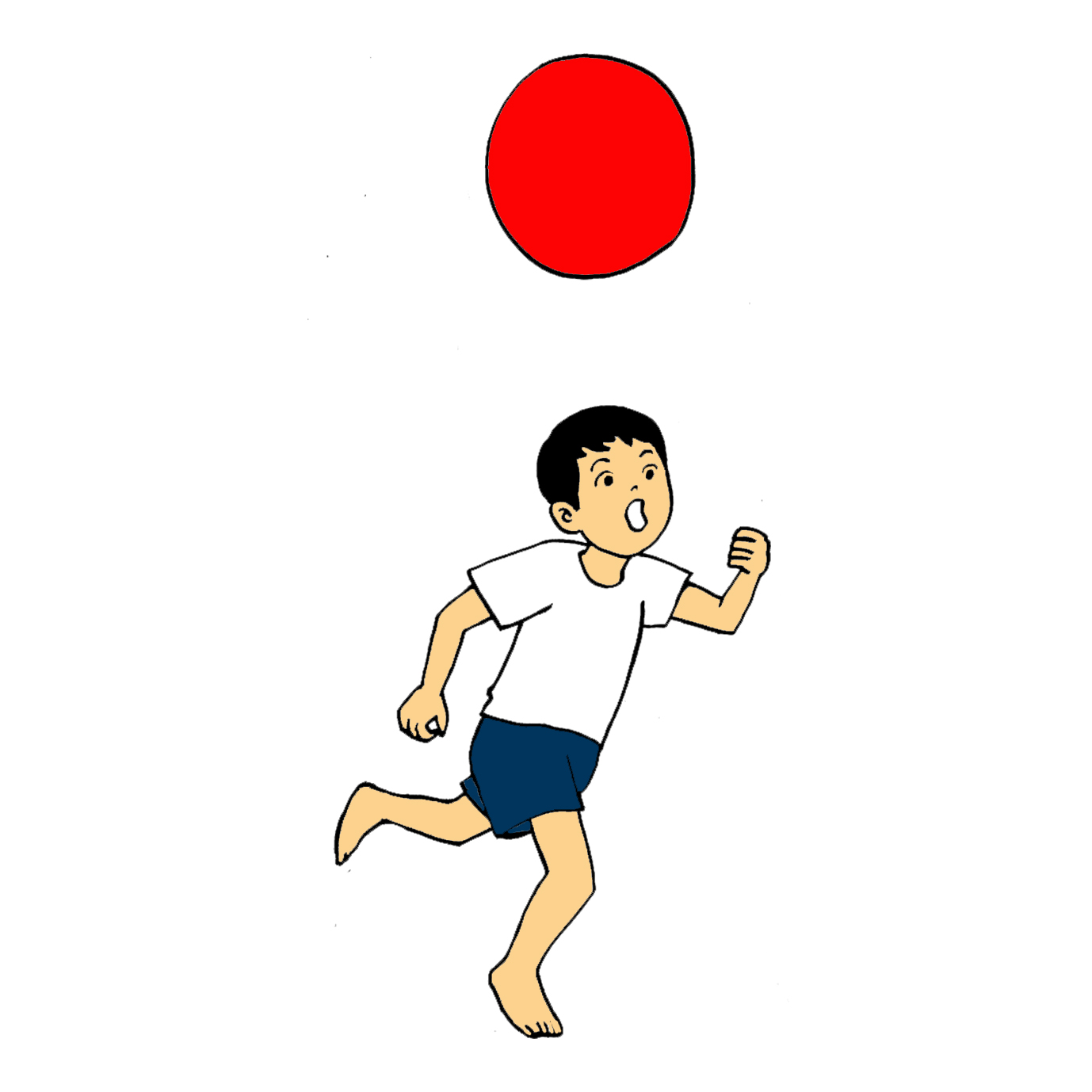 イラスト 学校体育 日本gボール協会